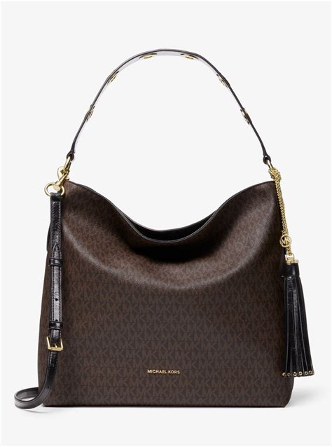 michael michael kors brooklyn shoulder bag|Michael Kors large Brooklyn bag.